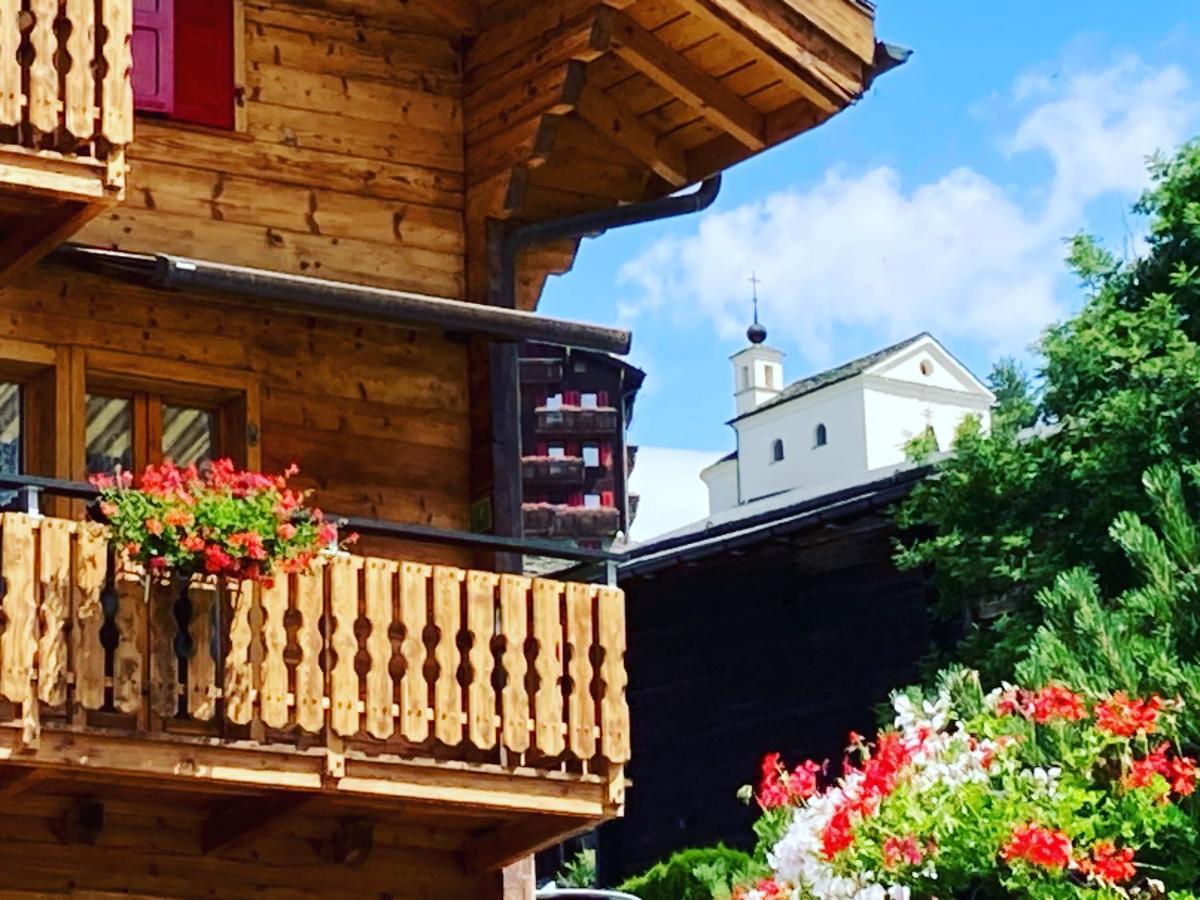 Bed and Breakfast Alte Bock 2.0 Grächen Exterior foto